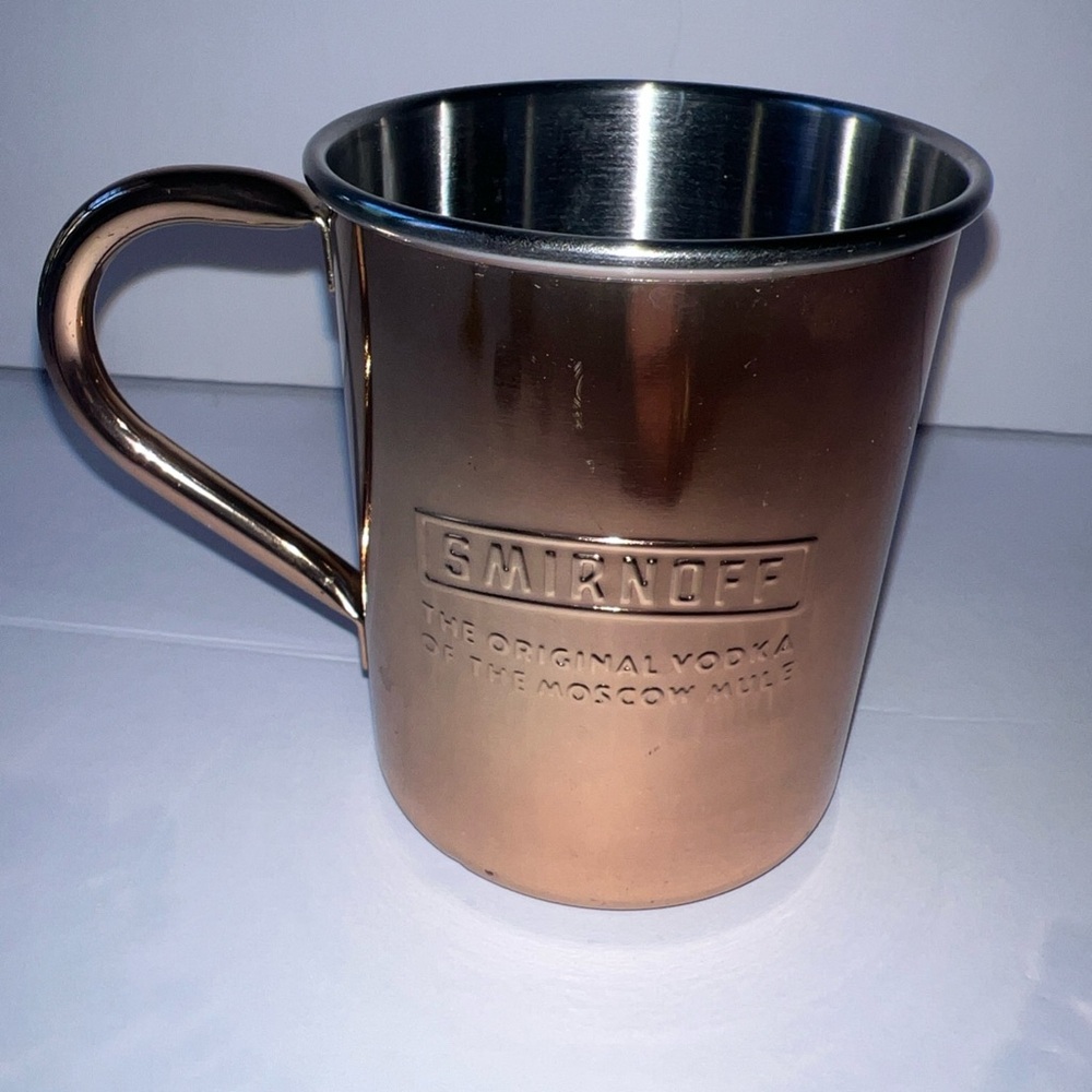 One Smirnoff “The Original Vodka Of The Moscow Mule” Copper Mug